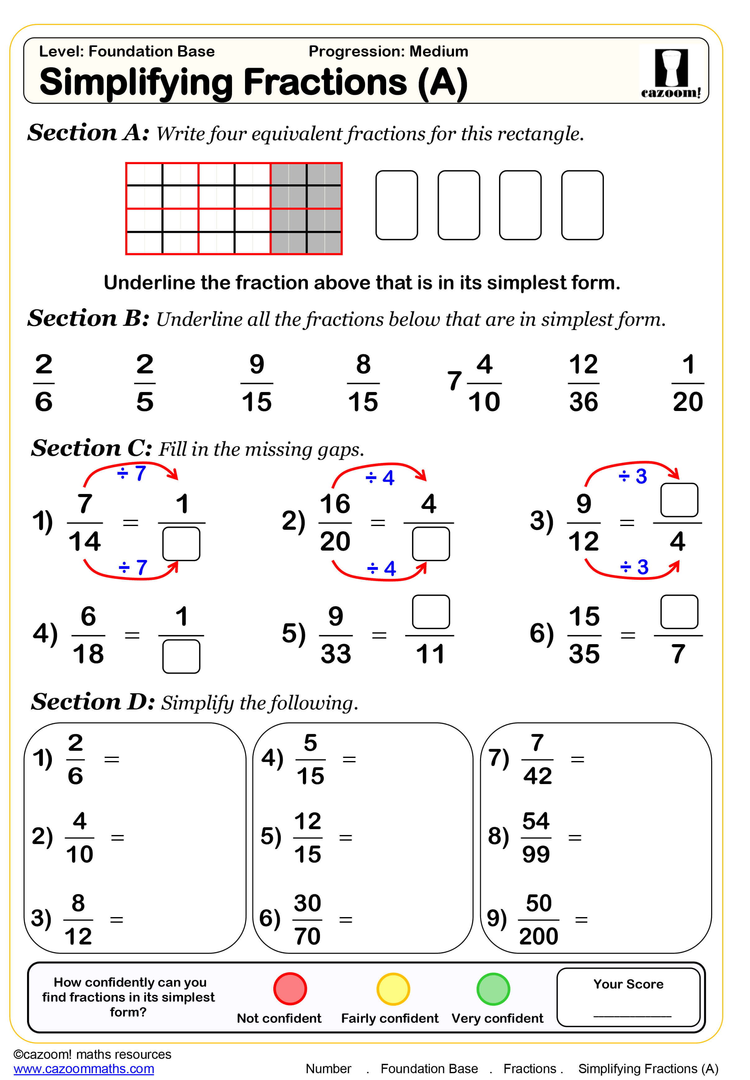 Ks3 Maths Worksheets With Answers  Cazoom Maths Worksheets