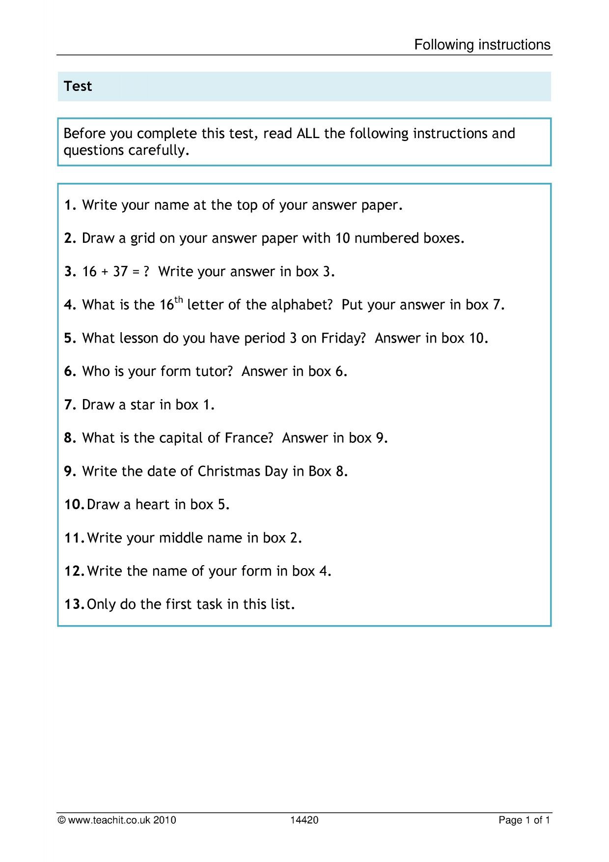 Grade 7 English Worksheets Pdf — db-excel.com