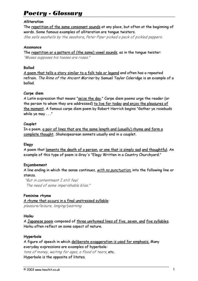 Ks4 Poetry  Analysing Poetry  Teachit English