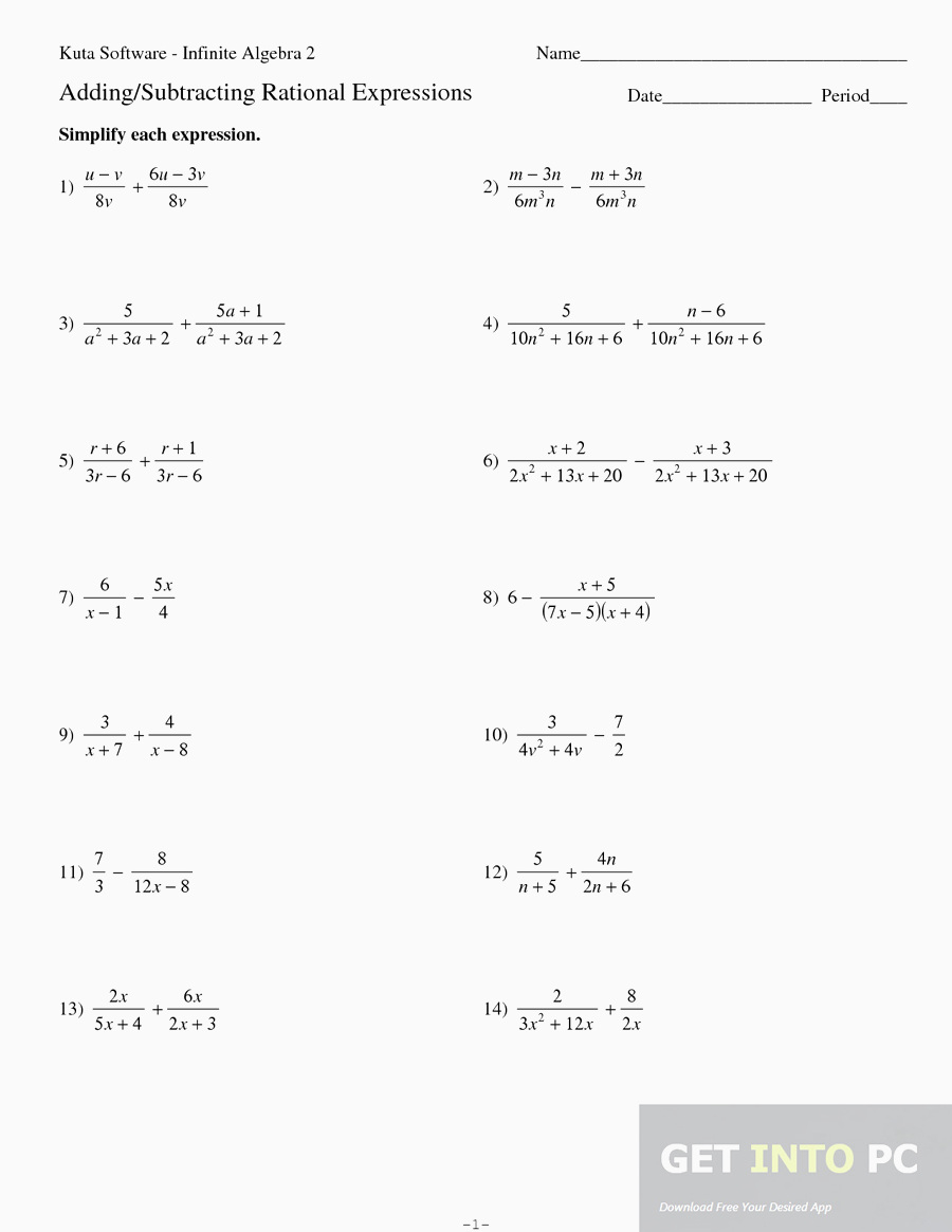 Kuta Softre Infinite Algebra 2 Solving Absolute Value Db excel