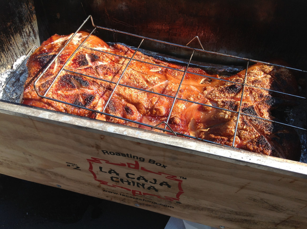 La Caja China Pig Roast  La Caja China Cooking