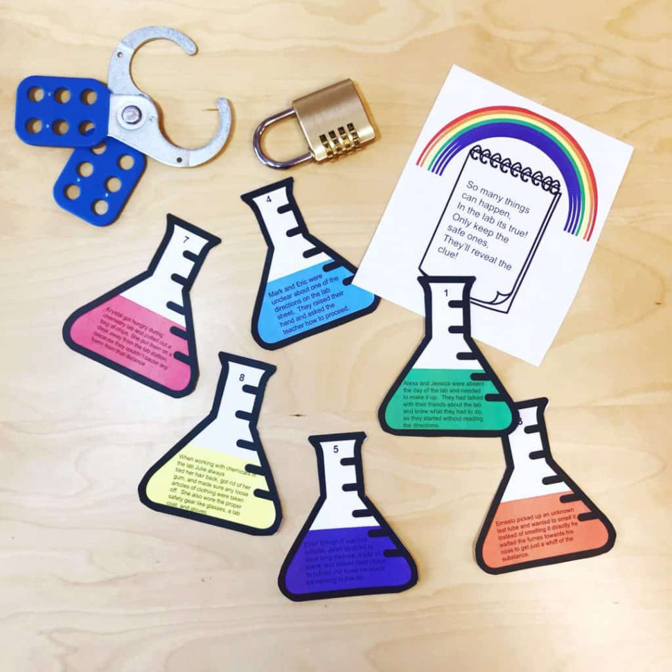 Lab Safety Escape Room  Kesler Science