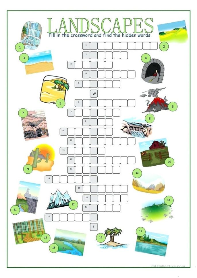Landform Worksheets For Kindergarten Best Science Images On