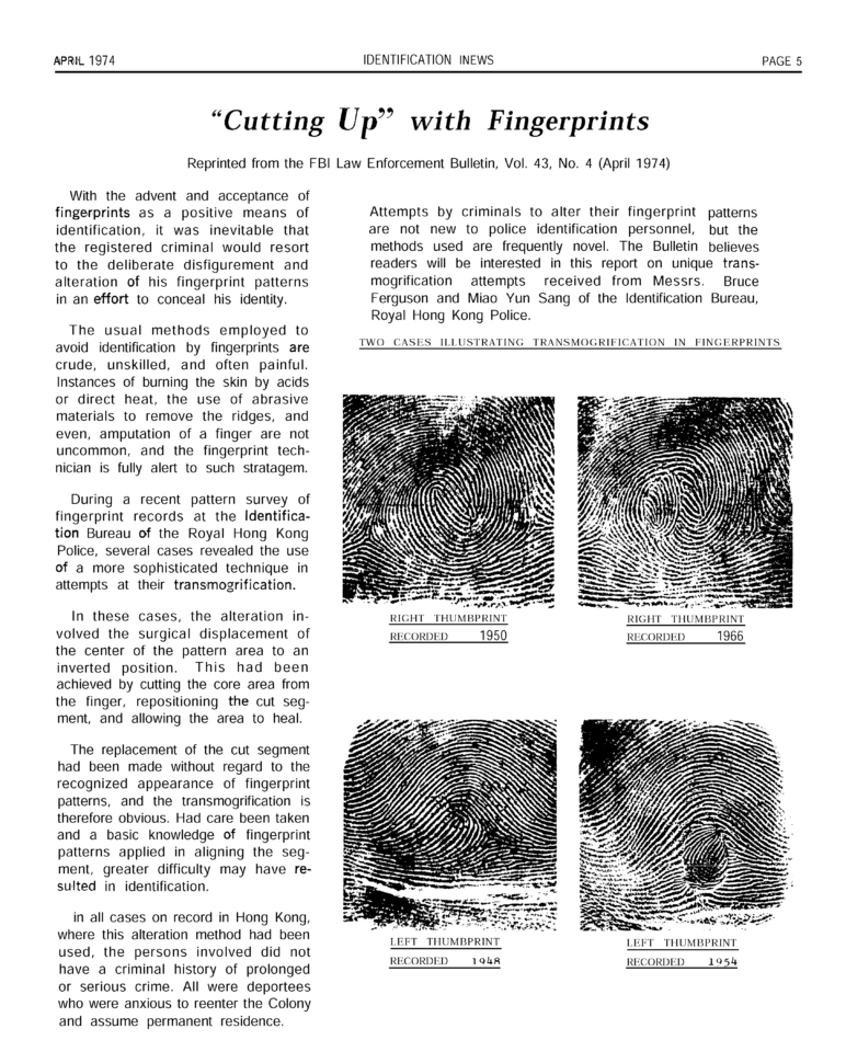 Latent Print Examination