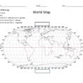 Latitude And Longitude Maps Worksheets