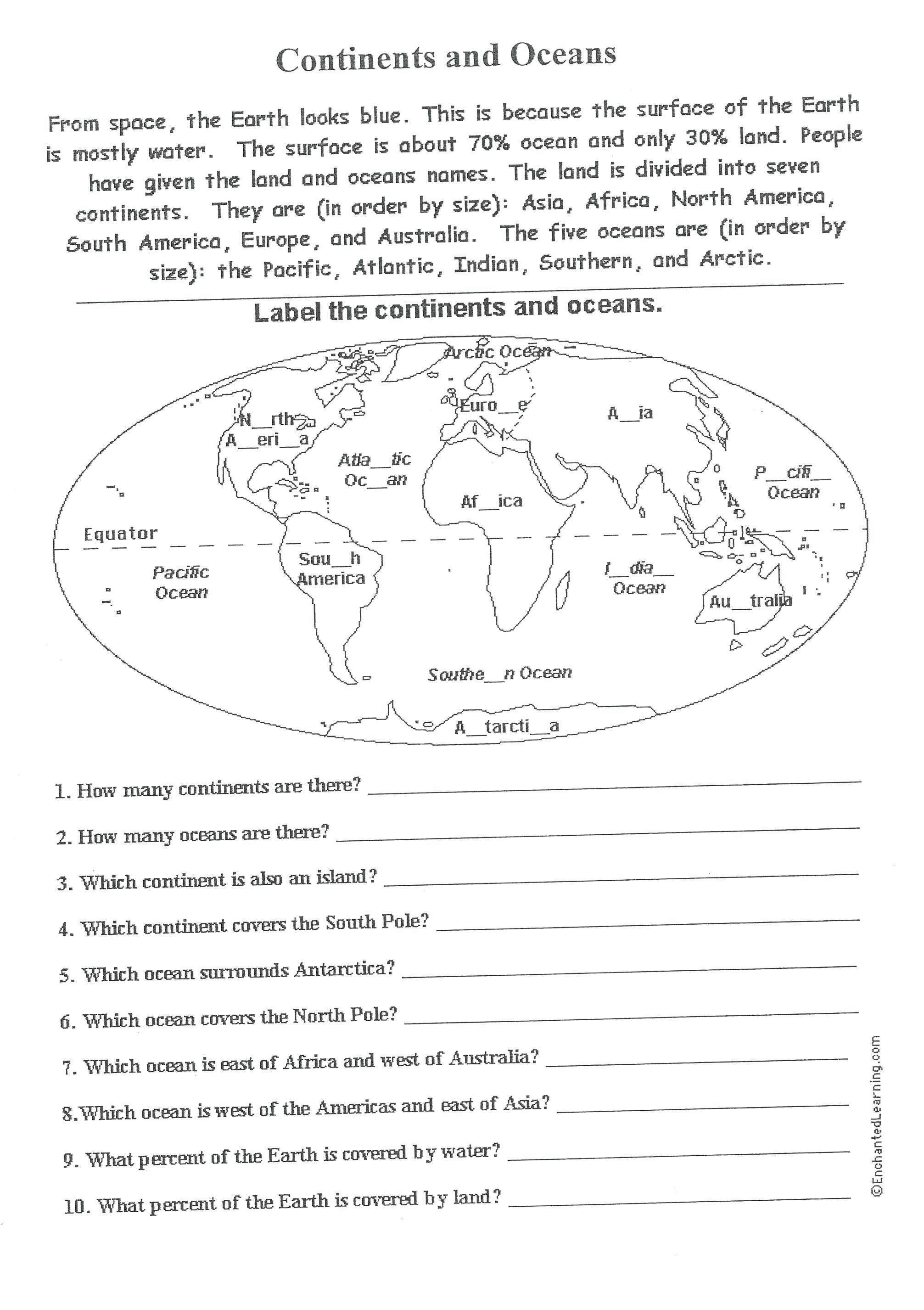 Latitude And Longitude Worksheets For 5Th Grade