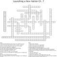 Launching A New Nation Ch 7 Crossword  Word