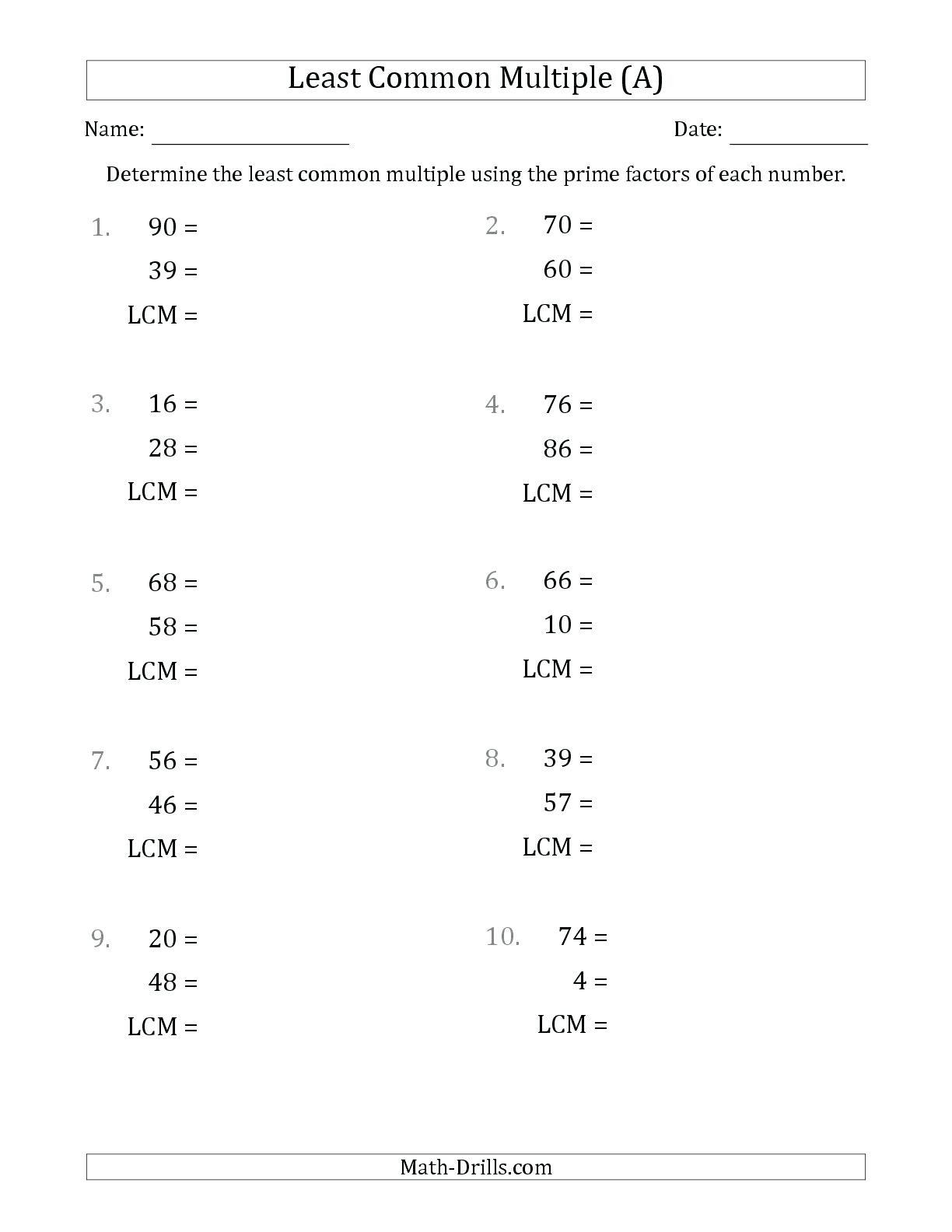 lcm-worksheets-with-answers