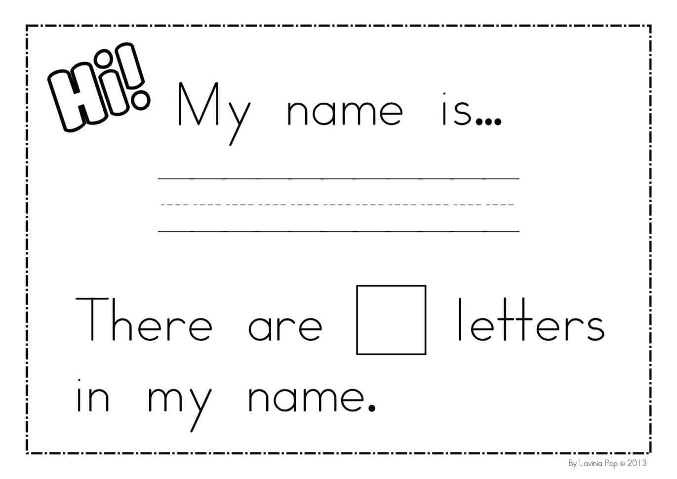 Learn To Write Your Name Worksheet Name Tracing Worksheet