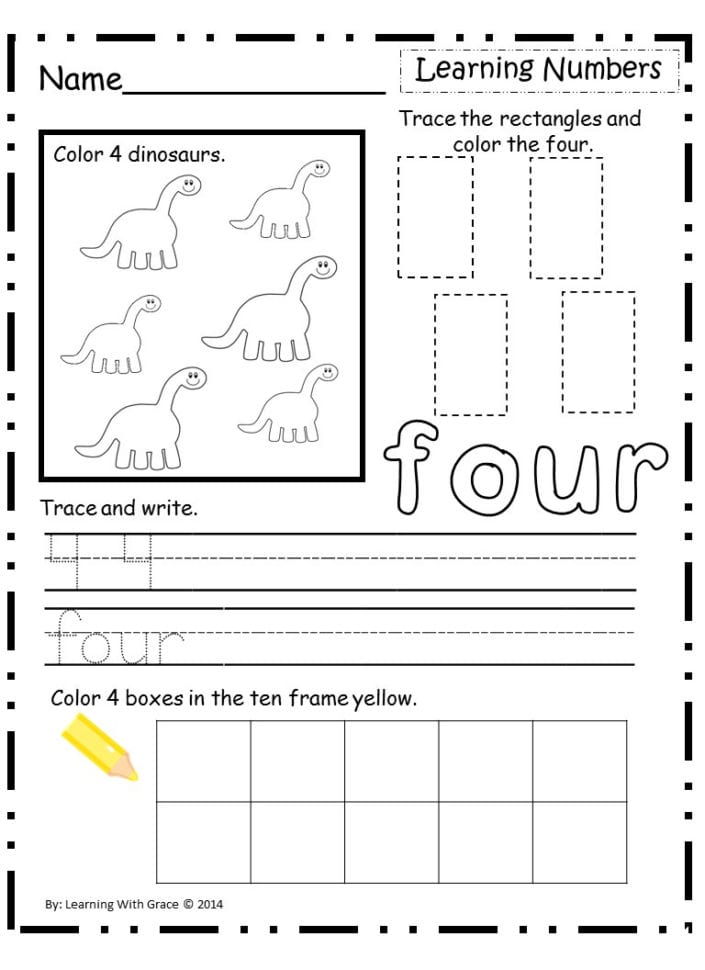 Learning Numbers 1 – 12 Worksheets And Flash Cards  Queen