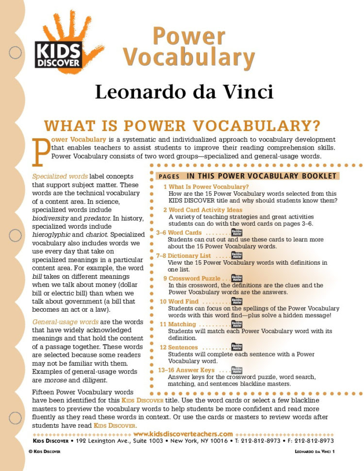 Leonardo Da Vinci  Kids Discover