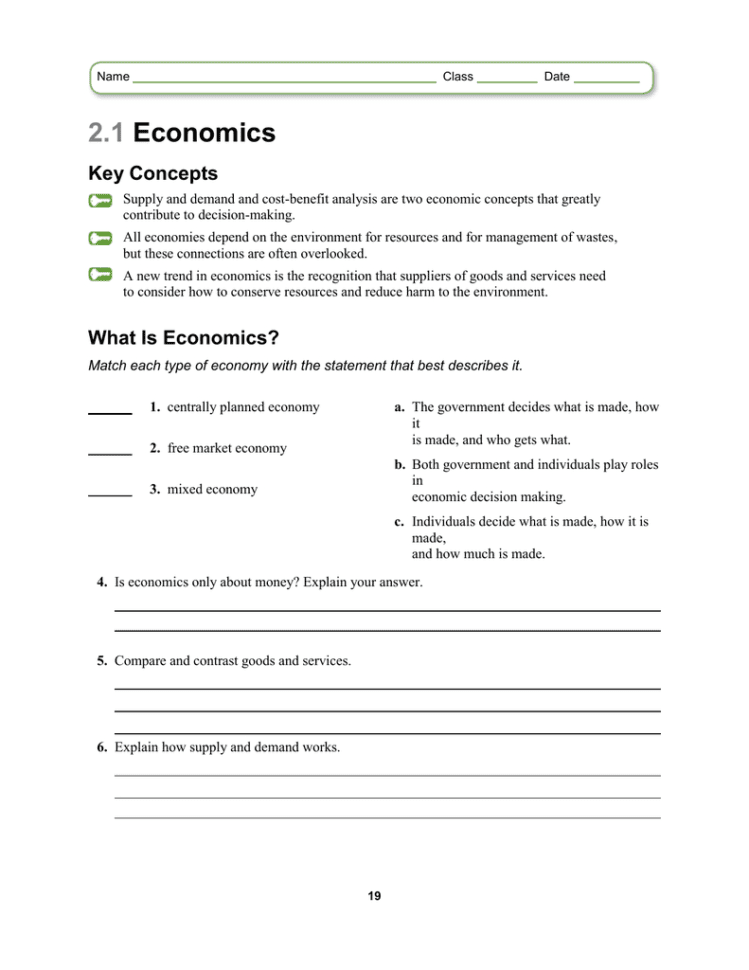 Lesson 21 Worksheet