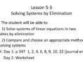 Lesson 53 Solving Systemselimination  Ppt Download