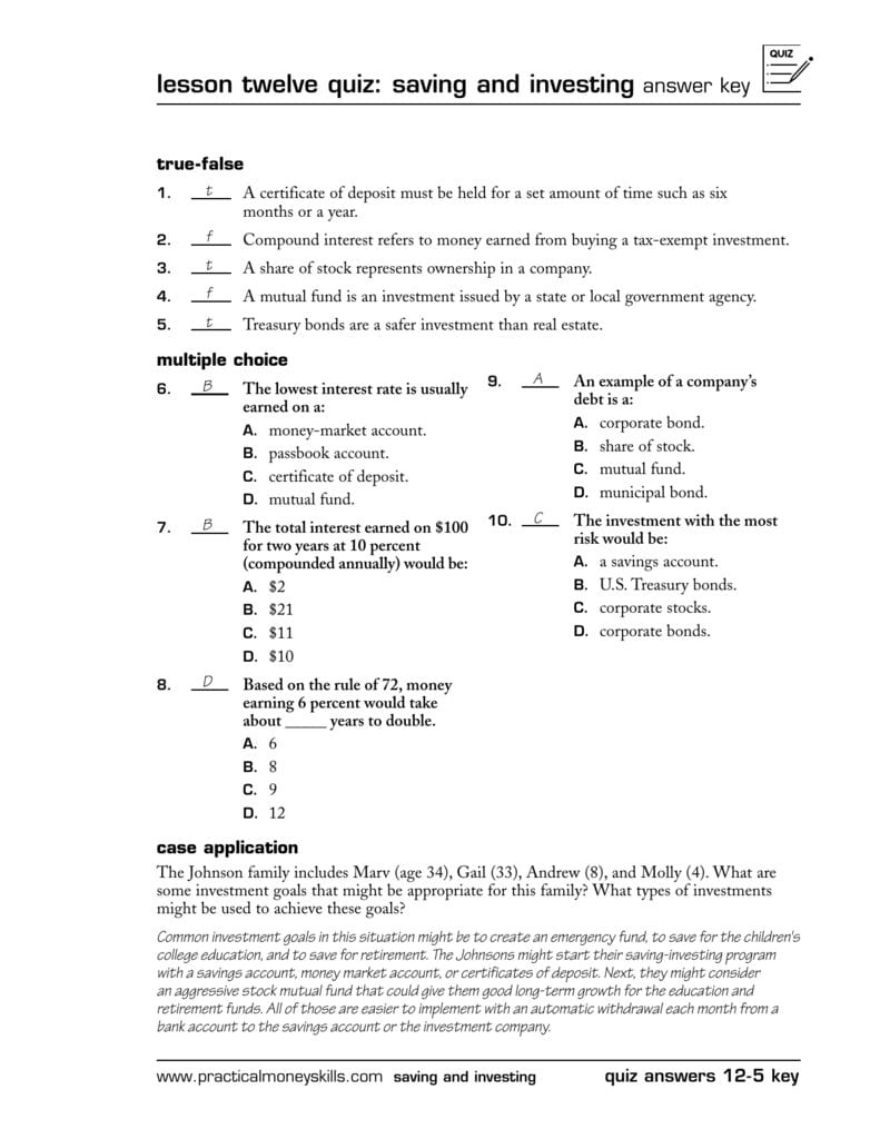 saving-and-investing-worksheet-answers-db-excel