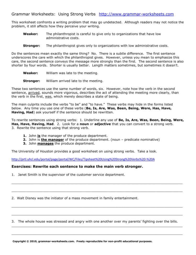 Lessonstrongverbsexercisesanswers