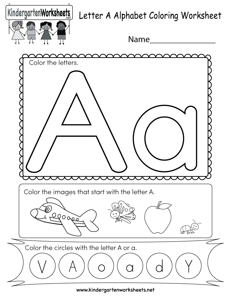 Kindergarten Alphabet Worksheets — db-excel.com
