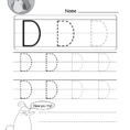 Letter D Preschool Worksheets For Print  Math Worksheet For
