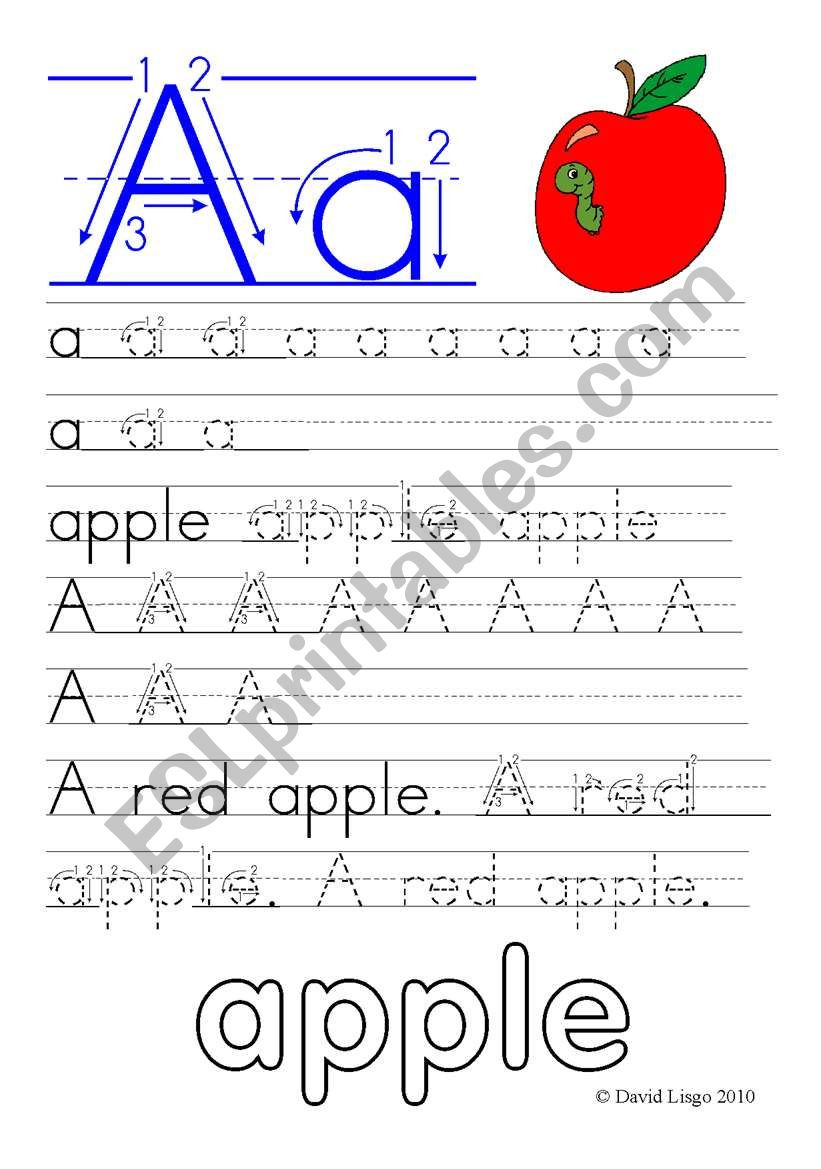 Letter Formation Kindergarten Worksheets