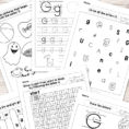 Letter G Worksheets  Alphabet Series  Easy Peasy Learners