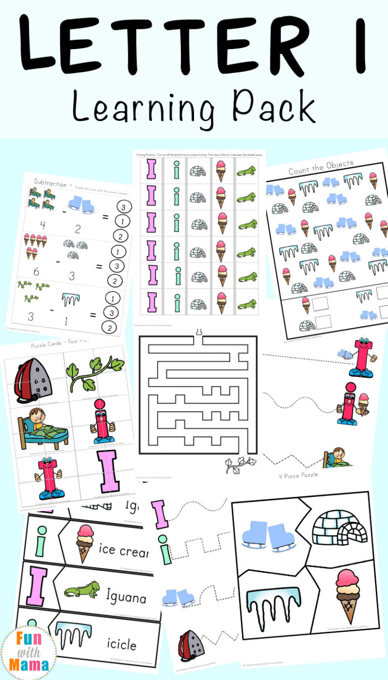 Letter I Worksheets Activities For Preschool Fun With Mama — db-excel.com