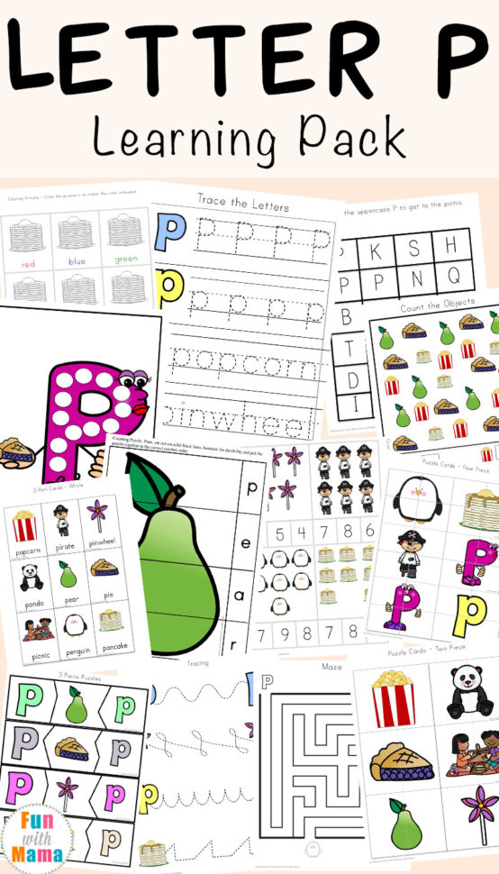 Letter P Worksheets  Printables  Fun With Mama