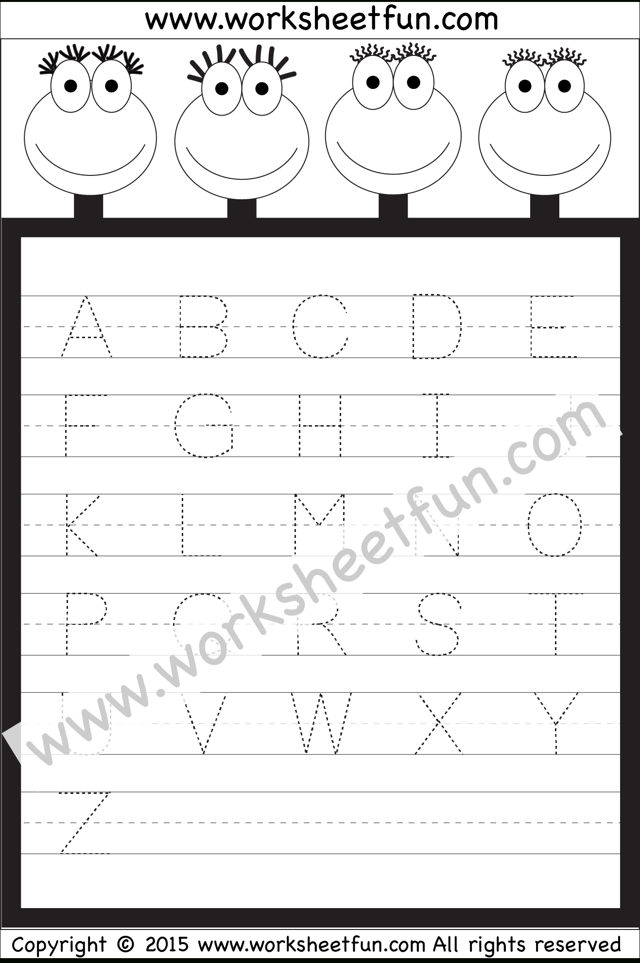 Letter Tracing Worksheet Capital Letters Free Printable Db excel