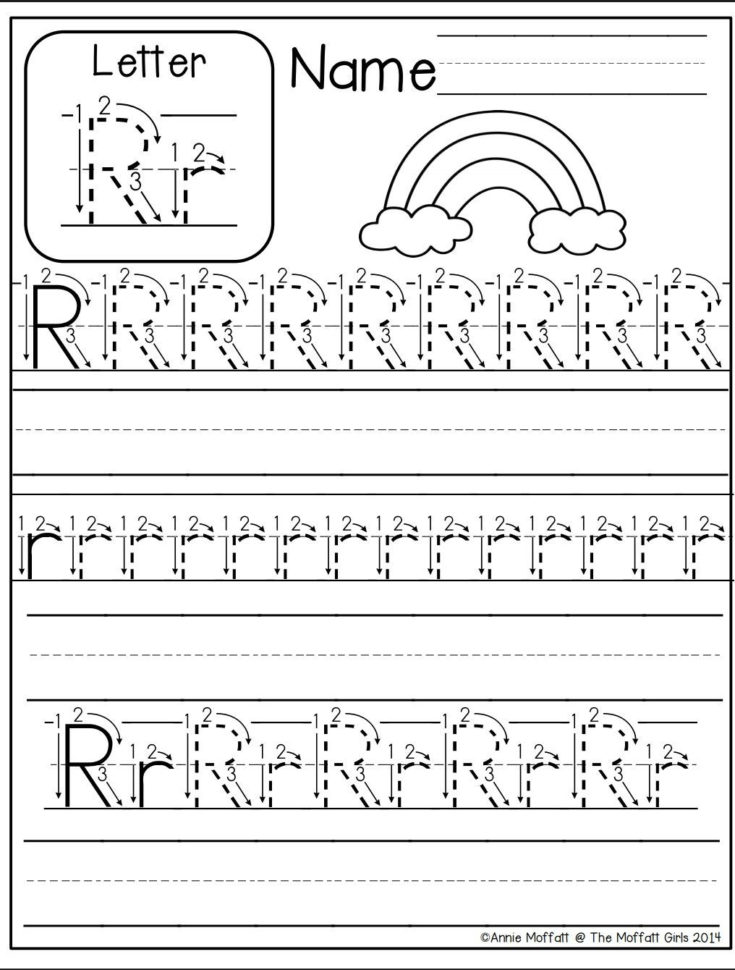 Letter Worksheet Alphabet Preschool Worksheets Pre Primary