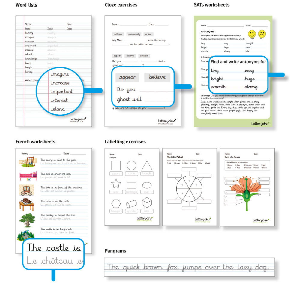 Letterjoin Worksheets Letterjoin Worksheets