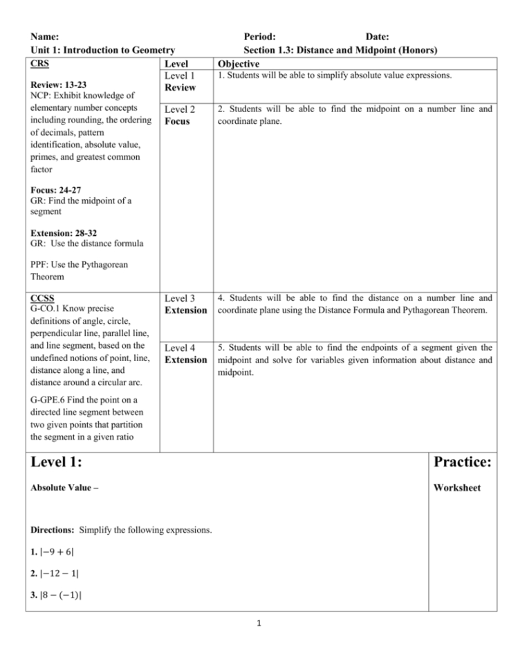 Level 1