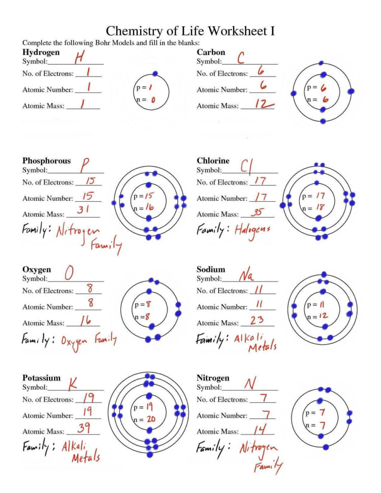 Lewis Structure Worksheet 1 Answer Key