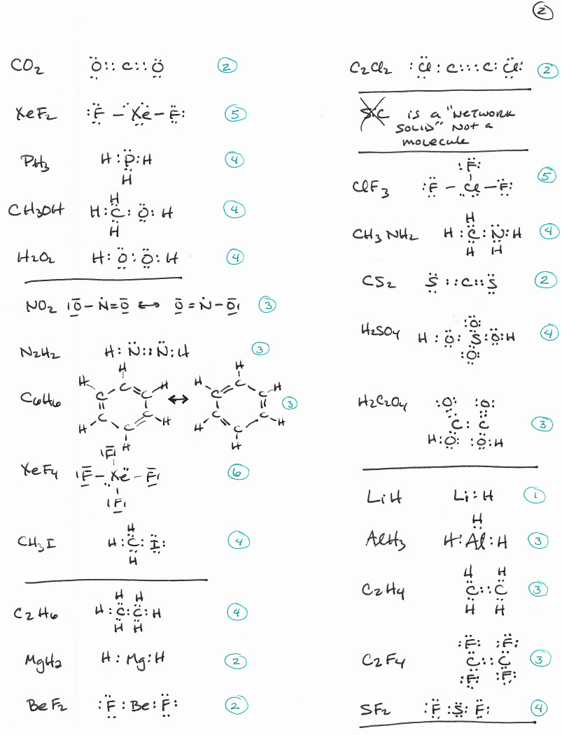 Lewis Structure Worksheet With Answers db excel com