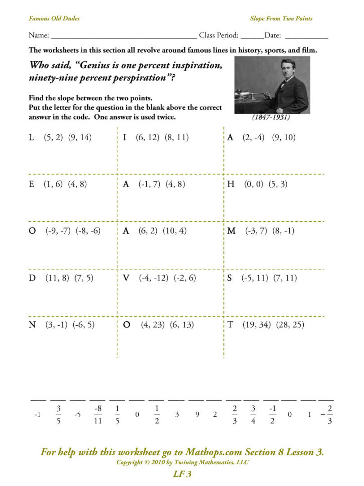 Lf 3 Slope From Two Points  Mathops