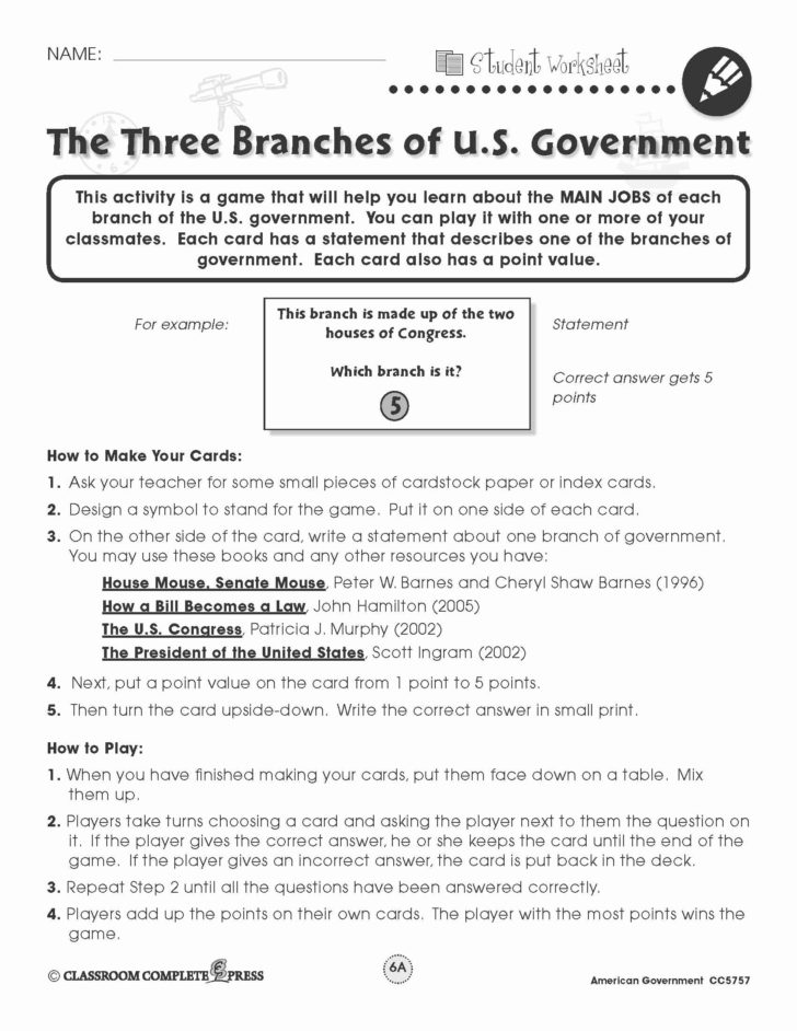 Icivics Worksheet Answers