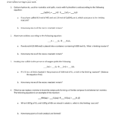 Limiting Reactant And Percent Yield Worksheets