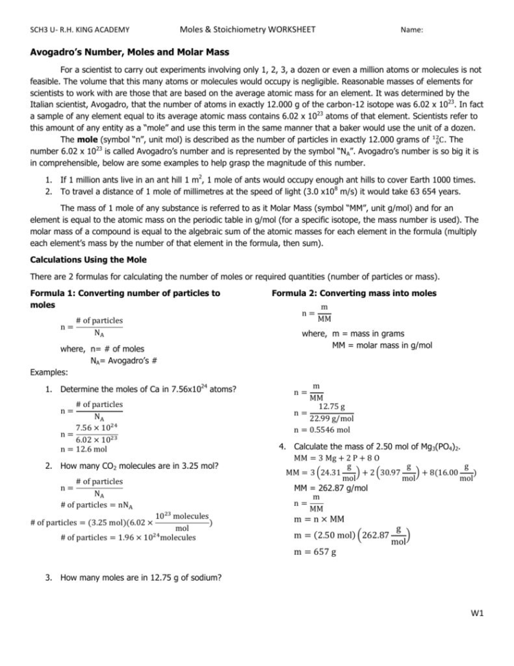 Limiting Reactants Chem Worksheet 12 3