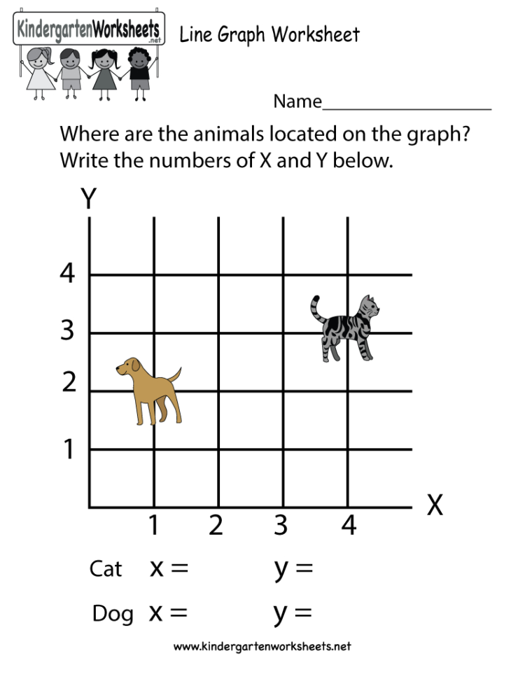 Line Graph Worksheet  Free Kindergarten Math Worksheet For Kids