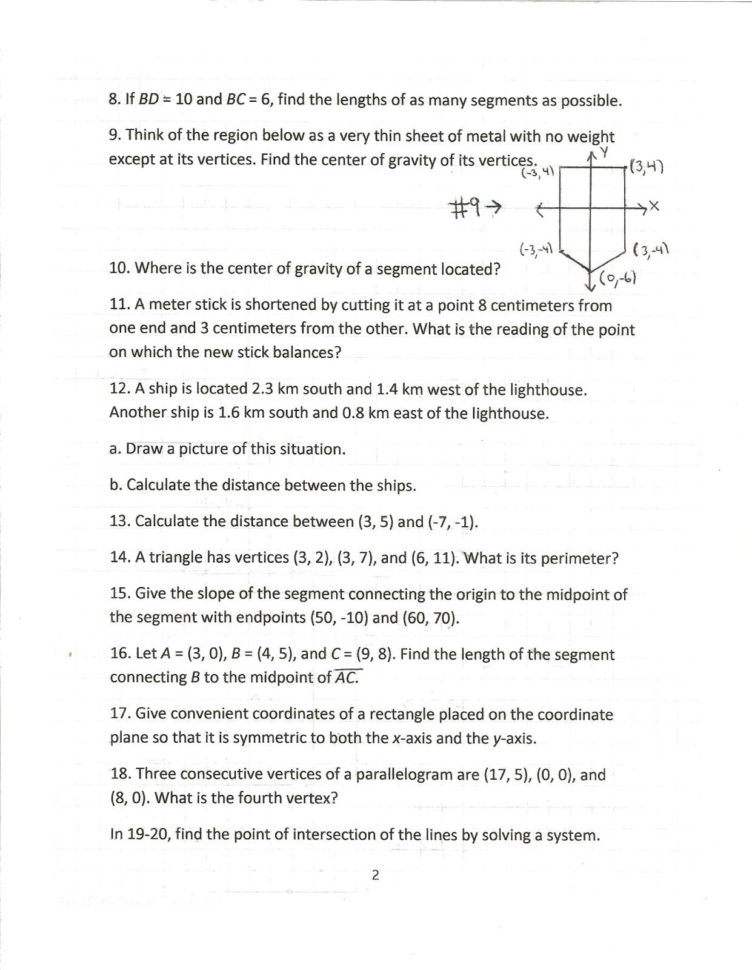 Line Segment Worksheets For 3Rd Grade – Redbirdcolorco