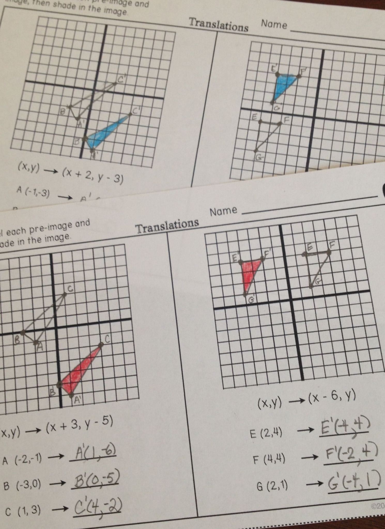 Linear Programming Worksheet Honors Algebra 2 Answers