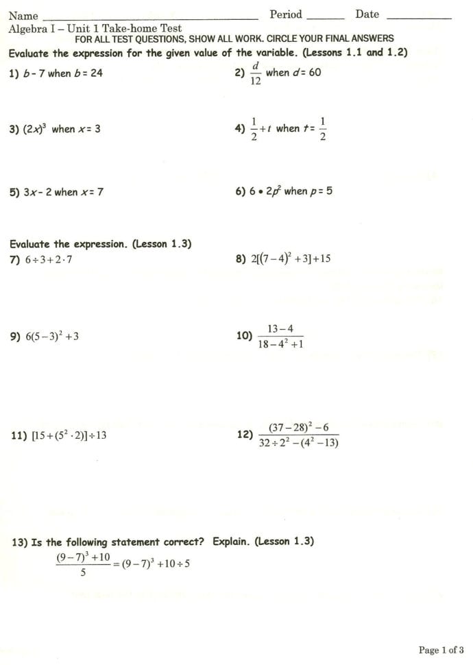 Linear Programming Worksheet Honors Algebra 2 Answers — db-excel.com