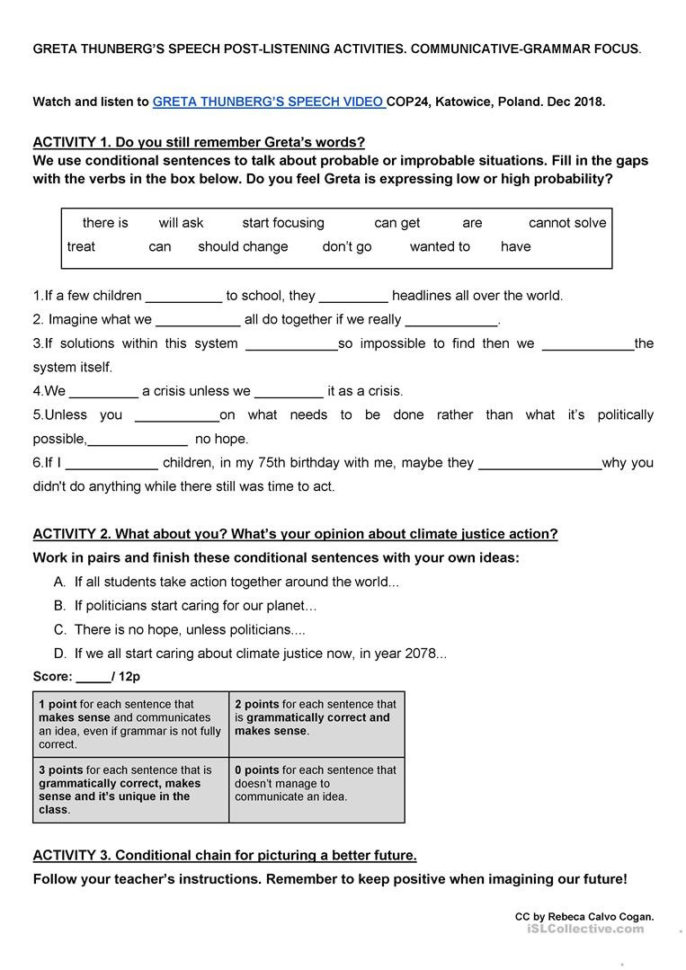 Listening Activities