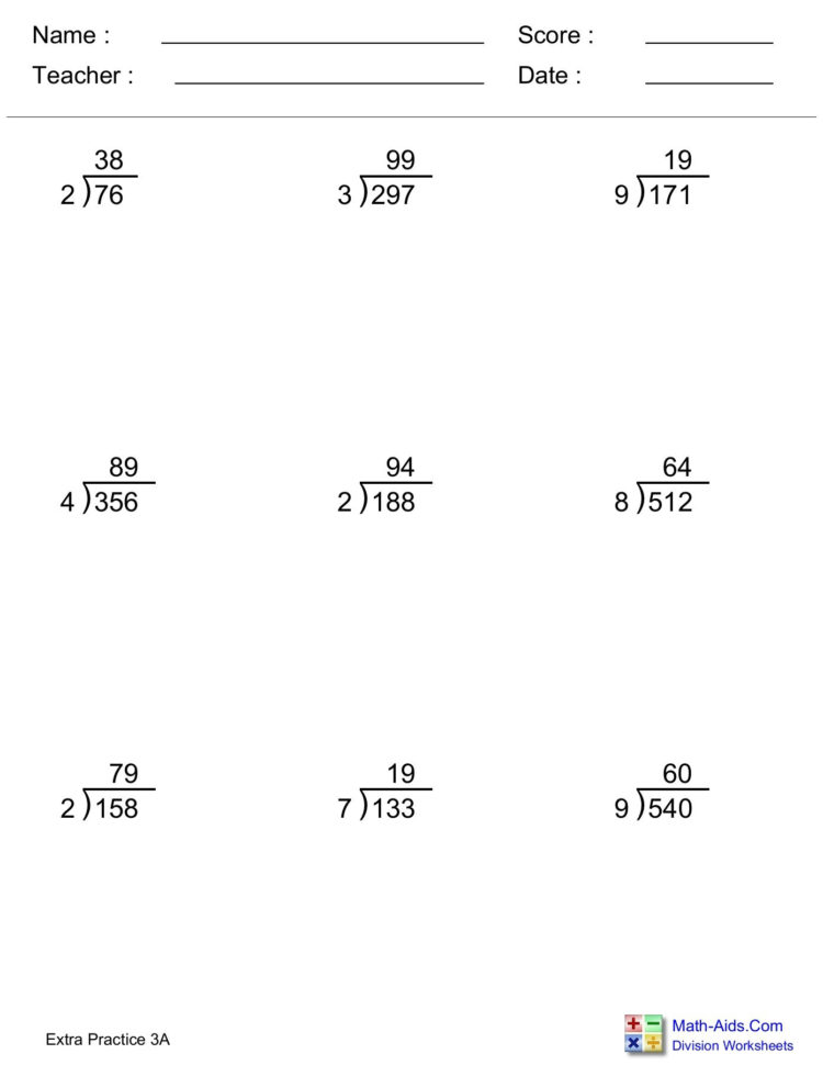 Long Divison No Remainder Pages 1  2  Text Version  Fliphtml5
