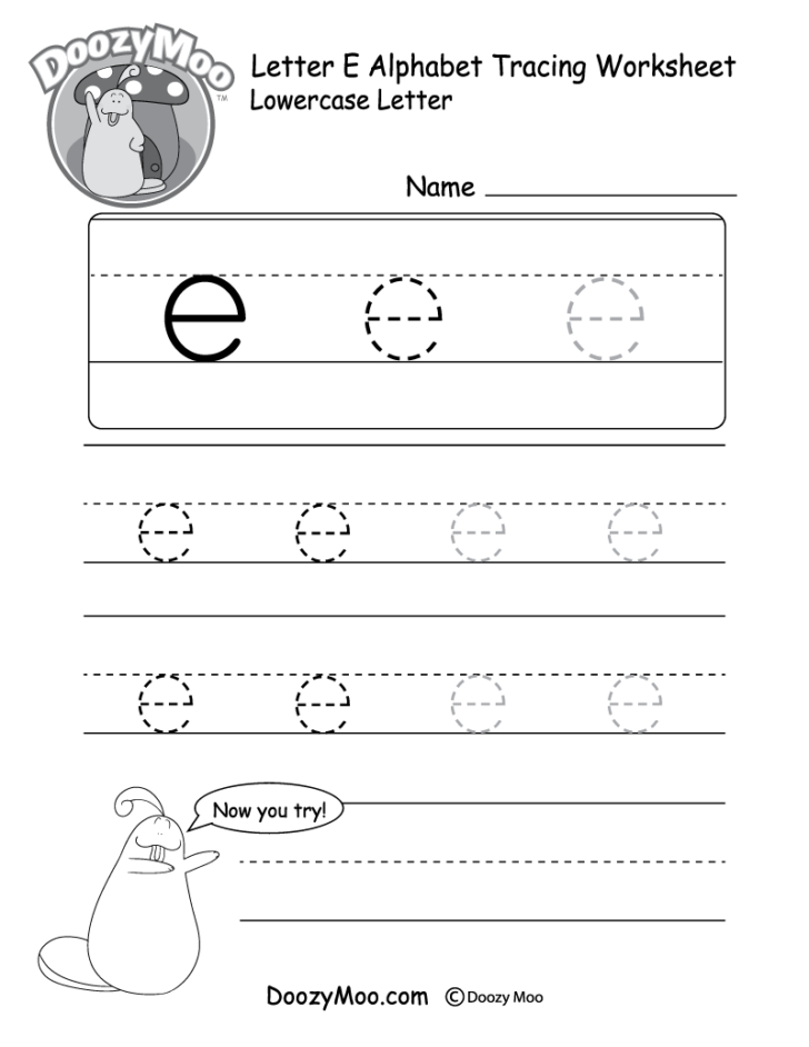 Traceable Name Worksheets