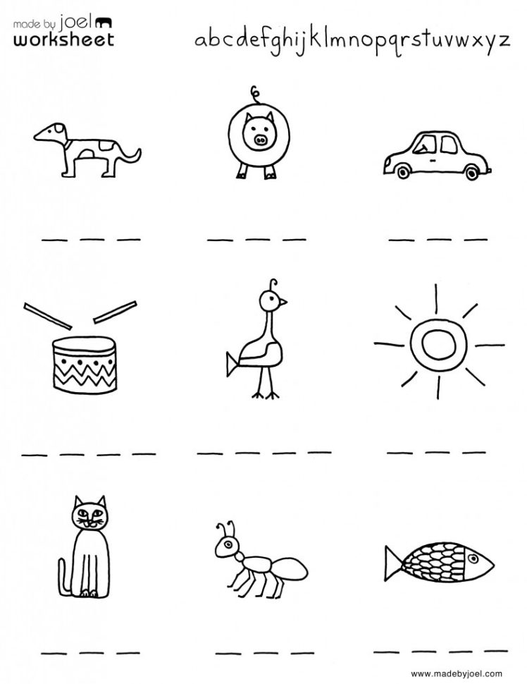 Madejoel » Spelling Worksheet For Summer – Kindergarten