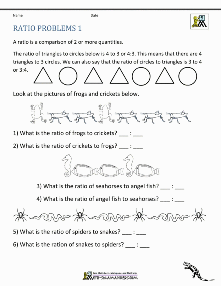 Magnificent Free Printable Word Problems For 6Th Grade Math