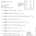 Main Idea Worksheets 2Nd Grade For Printable To  Math