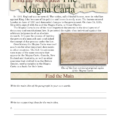 Main Idea Worksheets  The Magna Carta
