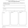 Main Idea Worksheets  Topic And Main Idea Worksheet