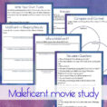 Maleficent Movie Study For Older Kids  In All You Do