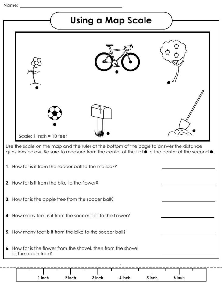 Map Skills Worksheets Middle School Pdf