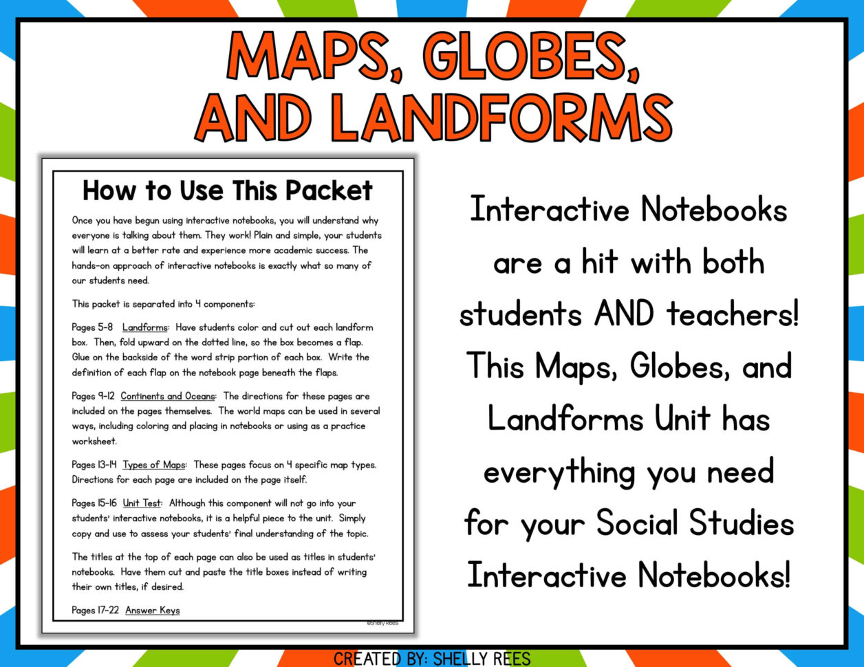 Maps Continents And Landforms